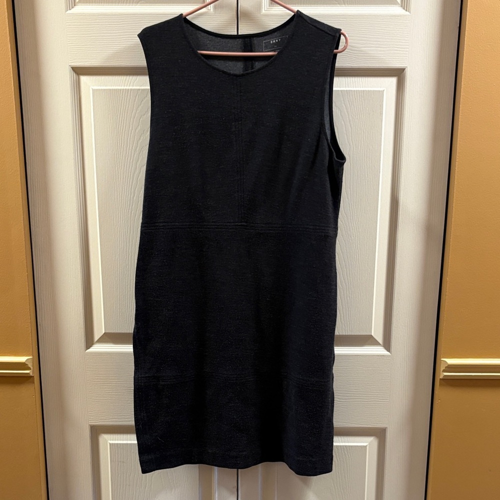 DKNY - Charcoal Grey Sleeveless Dress OR Jumper